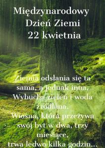 Międzynarodowy Dzień Ziemi 2021