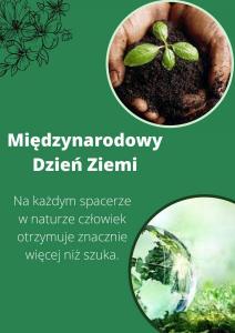 Międzynarodowy Dzień Ziemi 2021