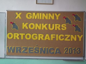 X Gminny Konkurs Ortograficzny