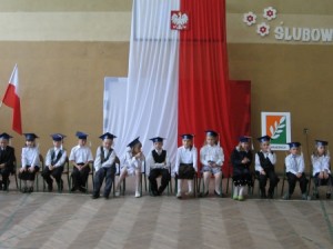 Ślubowanie uczniów klasy I
