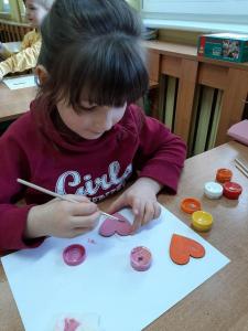 Walentynki w kl. 1